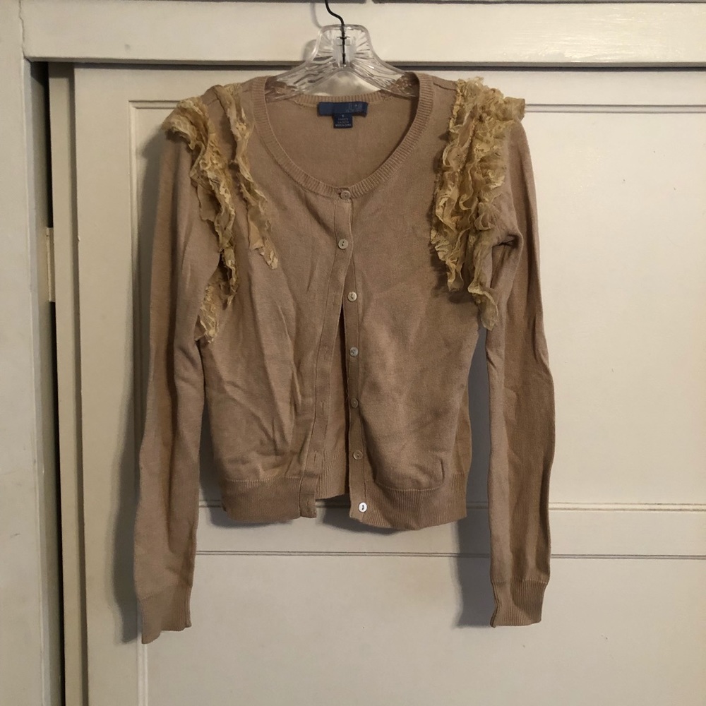 Anthropologie lace detail sweater!